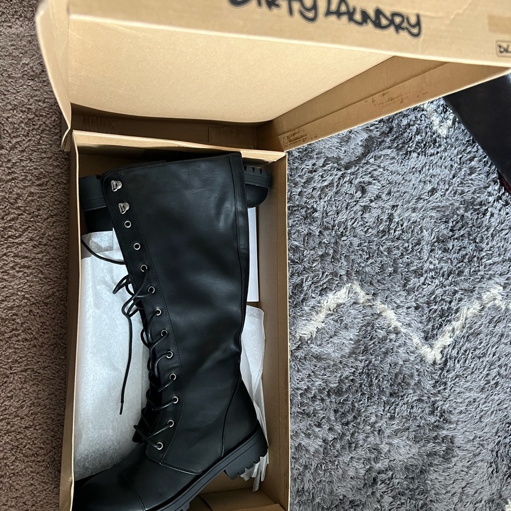 Verve smooth black boots
